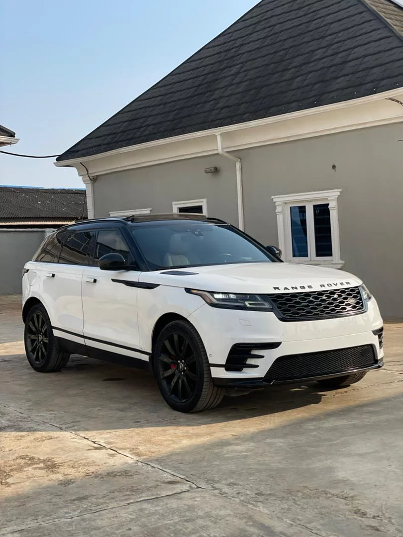 White Range Rover Velar delivered to client