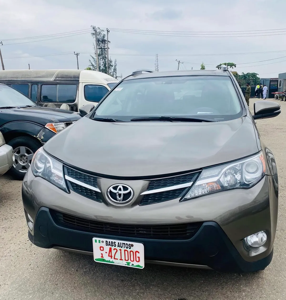 Silver Toyota RAV4 SUV delivered to client